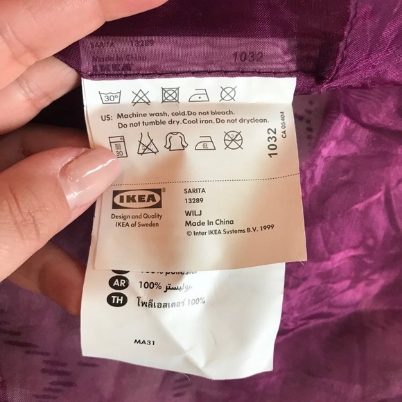 IKEA Window magenta shears (2) - Picture 4 of 5